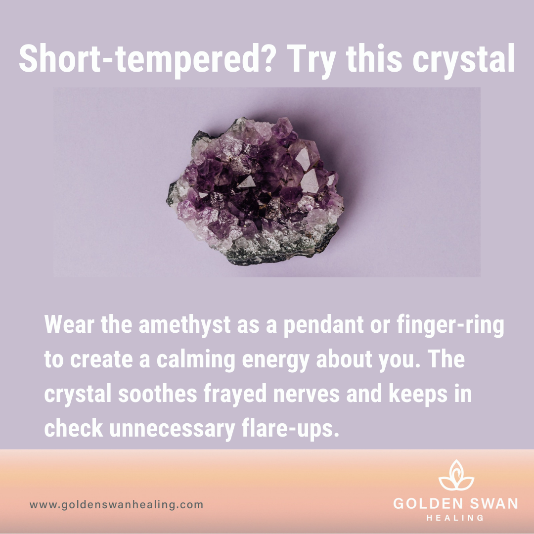 Crystal for anger control